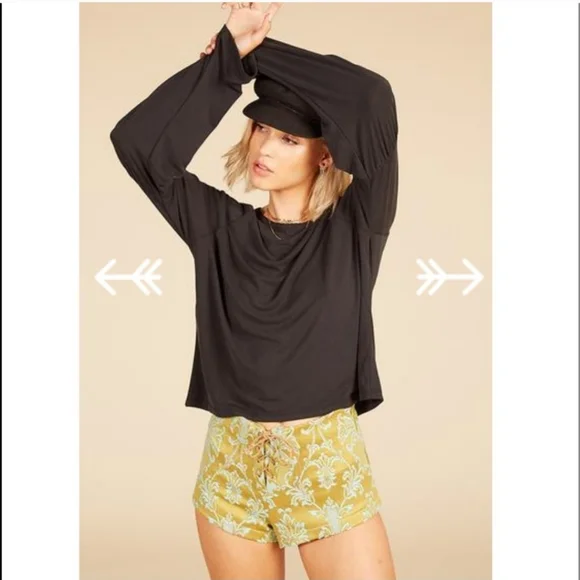 Anastasia brocade lace up shorts - Picture 3 of 11